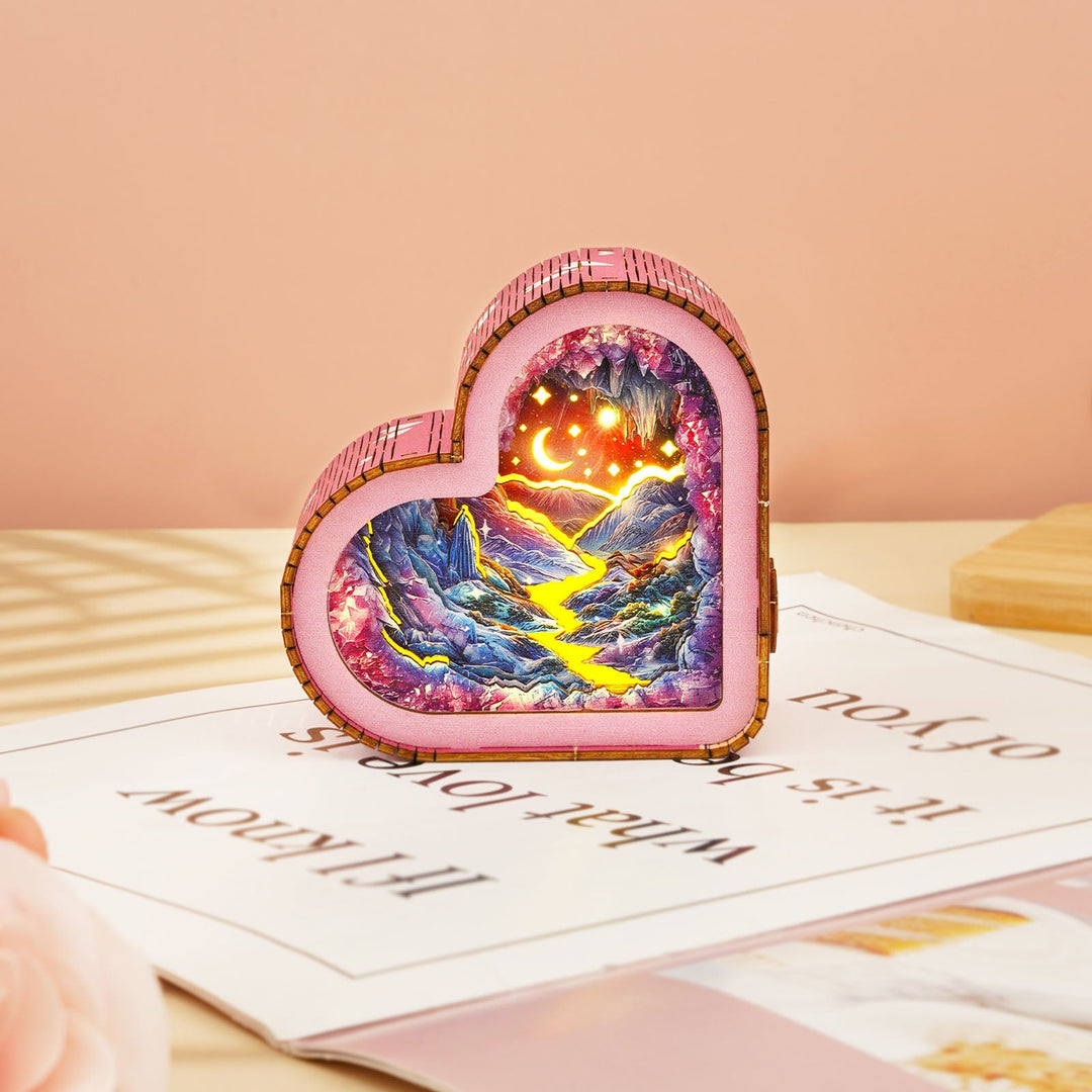 Traumhöhlen - 3D Holz Nachtlicht Bausatz