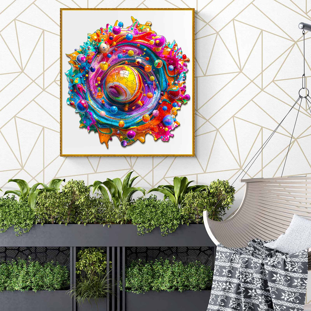 Color Rhapsody Wooden Jigsaw Puzzle - By Woodbests