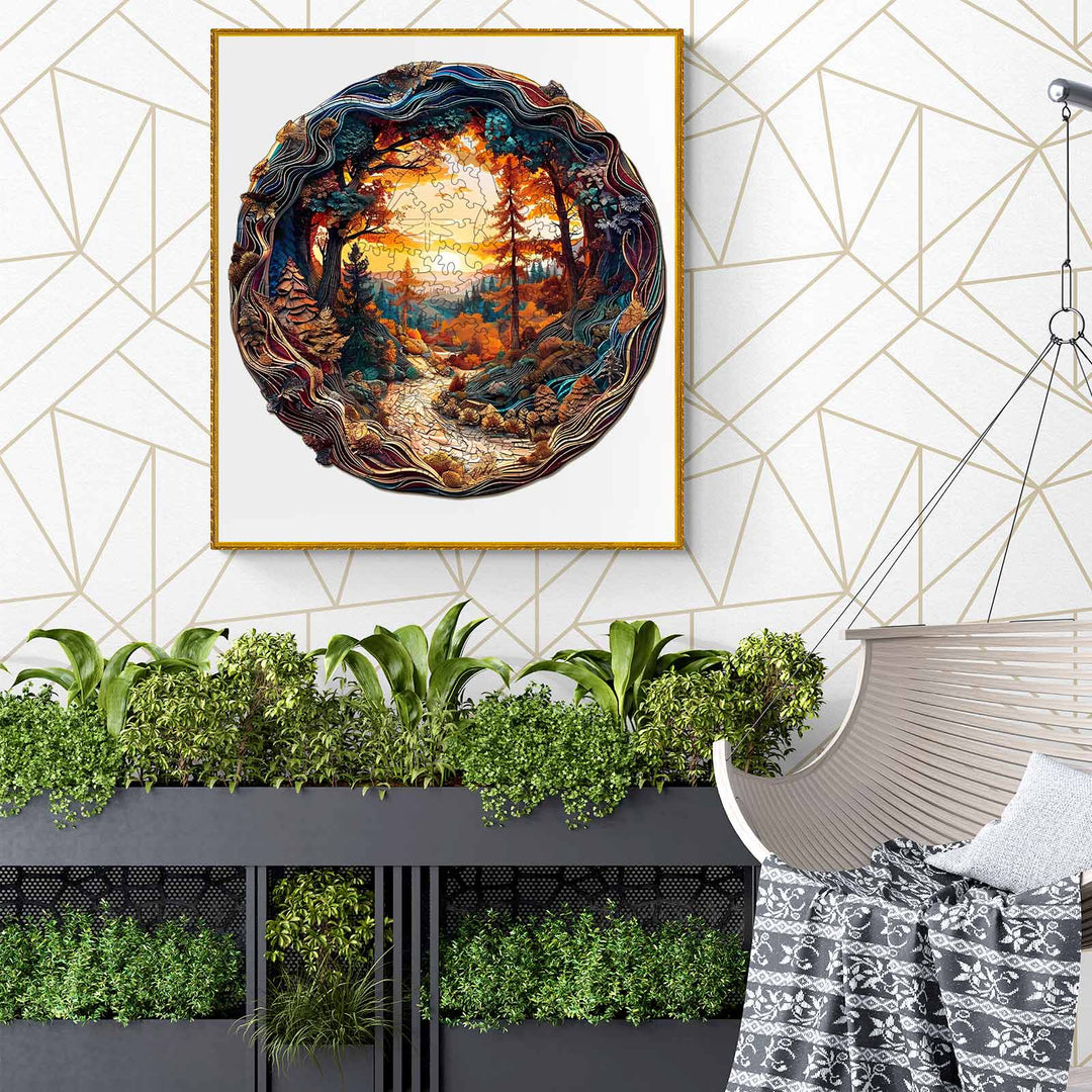 3D Winding Road Wooden Jigsaw Puzzle - Woodbests