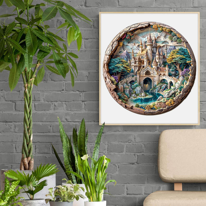 3D Castle Wooden Jigsaw Puzzle - Woodbests