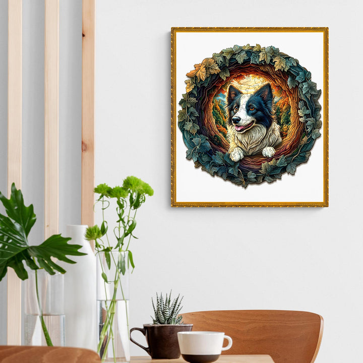 3D Border Collie Wooden Jigsaw Puzzle - By Woodbests