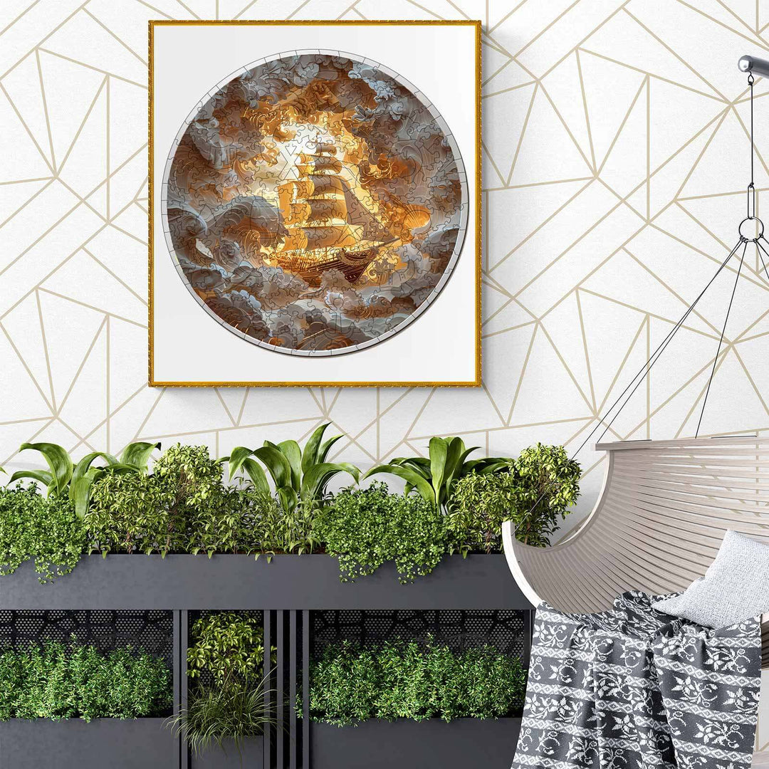 3D Sailing-2 Wooden Jigsaw Puzzle - Woodbests