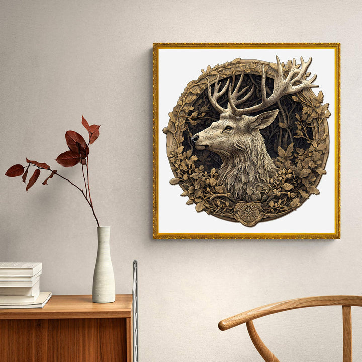 3D Deer Wooden Jigsaw Puzzle - By Woodbests