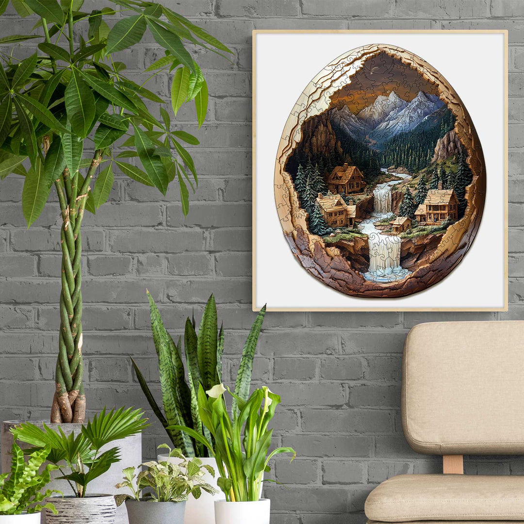 3D Eggshell World-2 Wooden Jigsaw Puzzle - By Woodbests