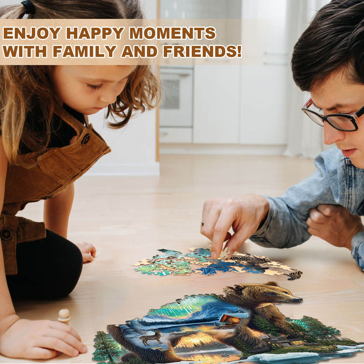 Aurora Bear Holzpuzzle