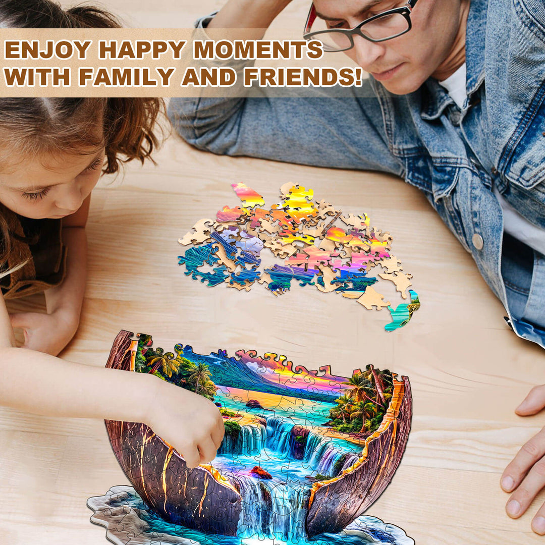 Coconut Dream Wooden Jigsaw Puzzle