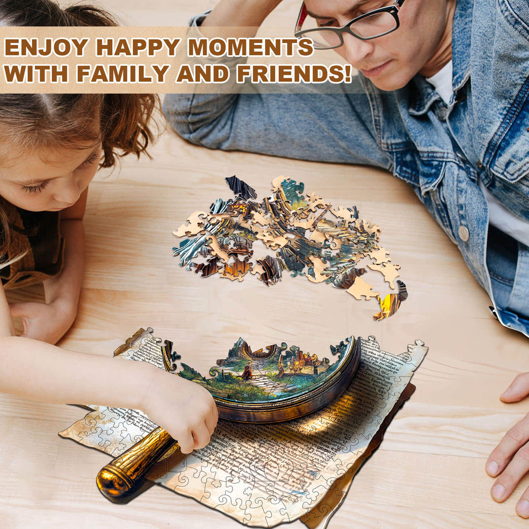 Wahrheits-Blickwinkel Holzpuzzle