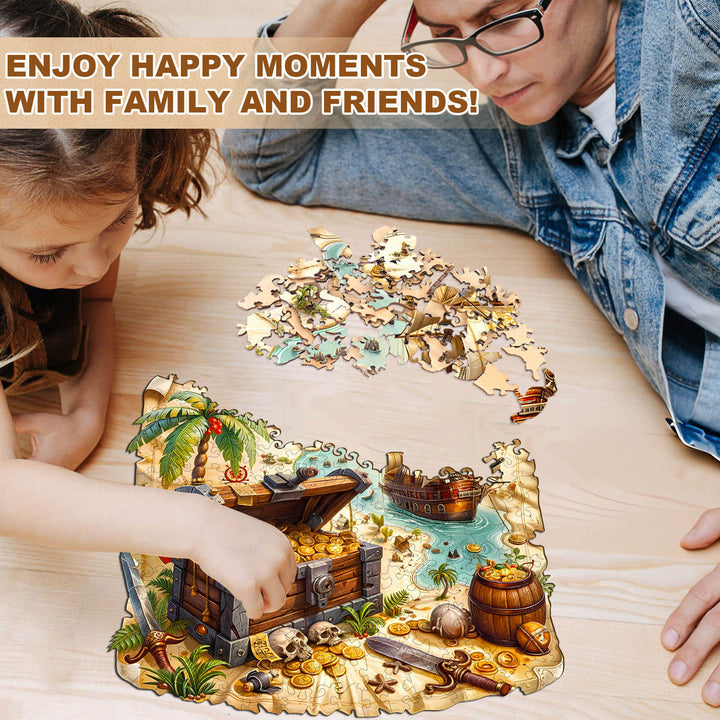 Schatzfahrt Holzpuzzle