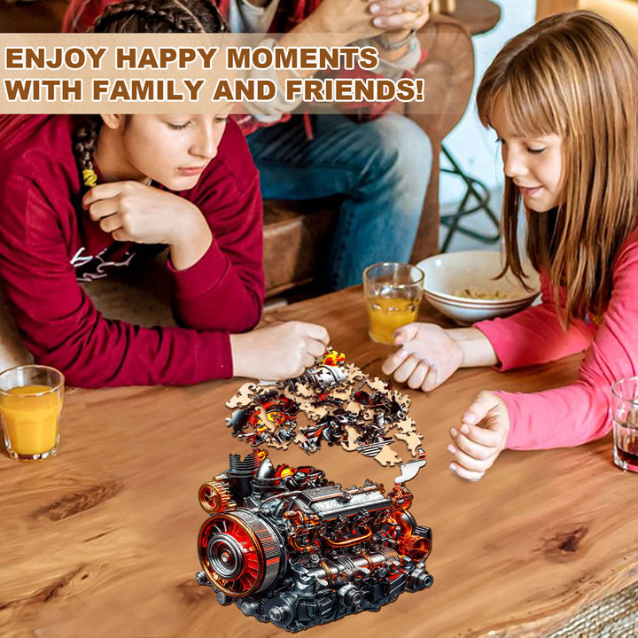 Eiserner Kraftkoloss Holzpuzzle