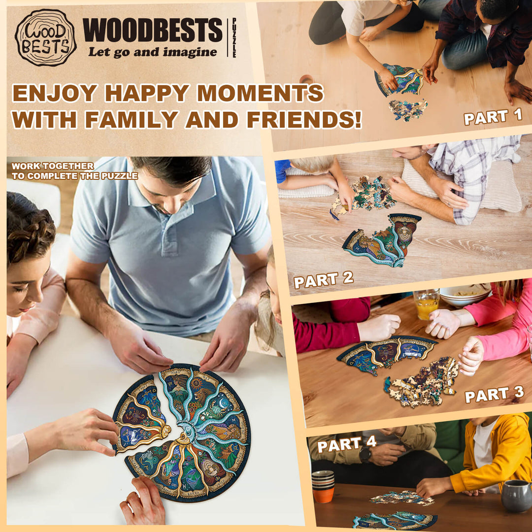 Party Puzzle-Tierkreis-Horoskop