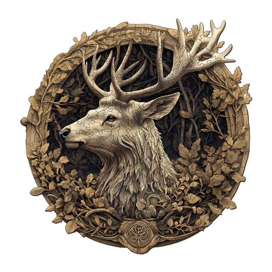 3D Deer Wooden Jigsaw Puzzle - By Woodbests