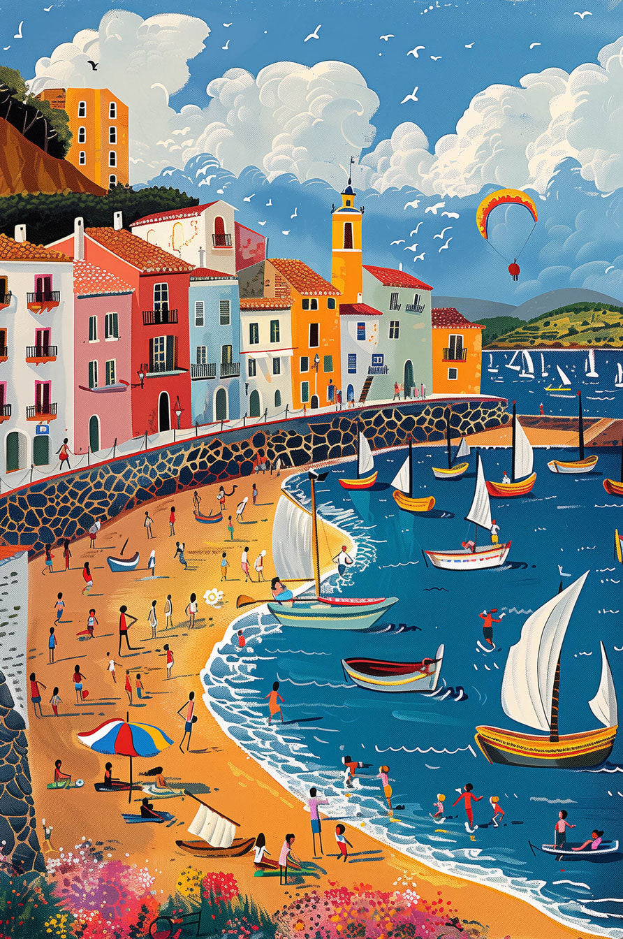 City Beach 500 / 1000 Piece Puzzle - Woodbests