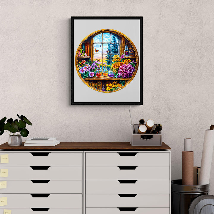 Traumfenster Holzpuzzle