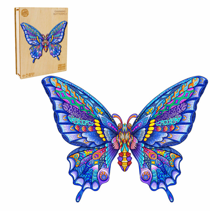 Charming Butterfly Wooden Jigsaw Puzzle