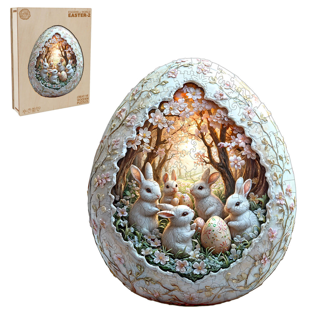 3D Oster-Eiersphäre Holzpuzzle