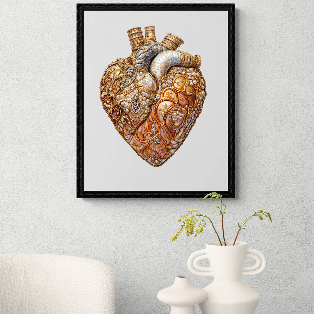 Schmuckherz Holzpuzzle