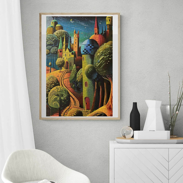 Desert City 500 / 1000 Piece Puzzle - Woodbests