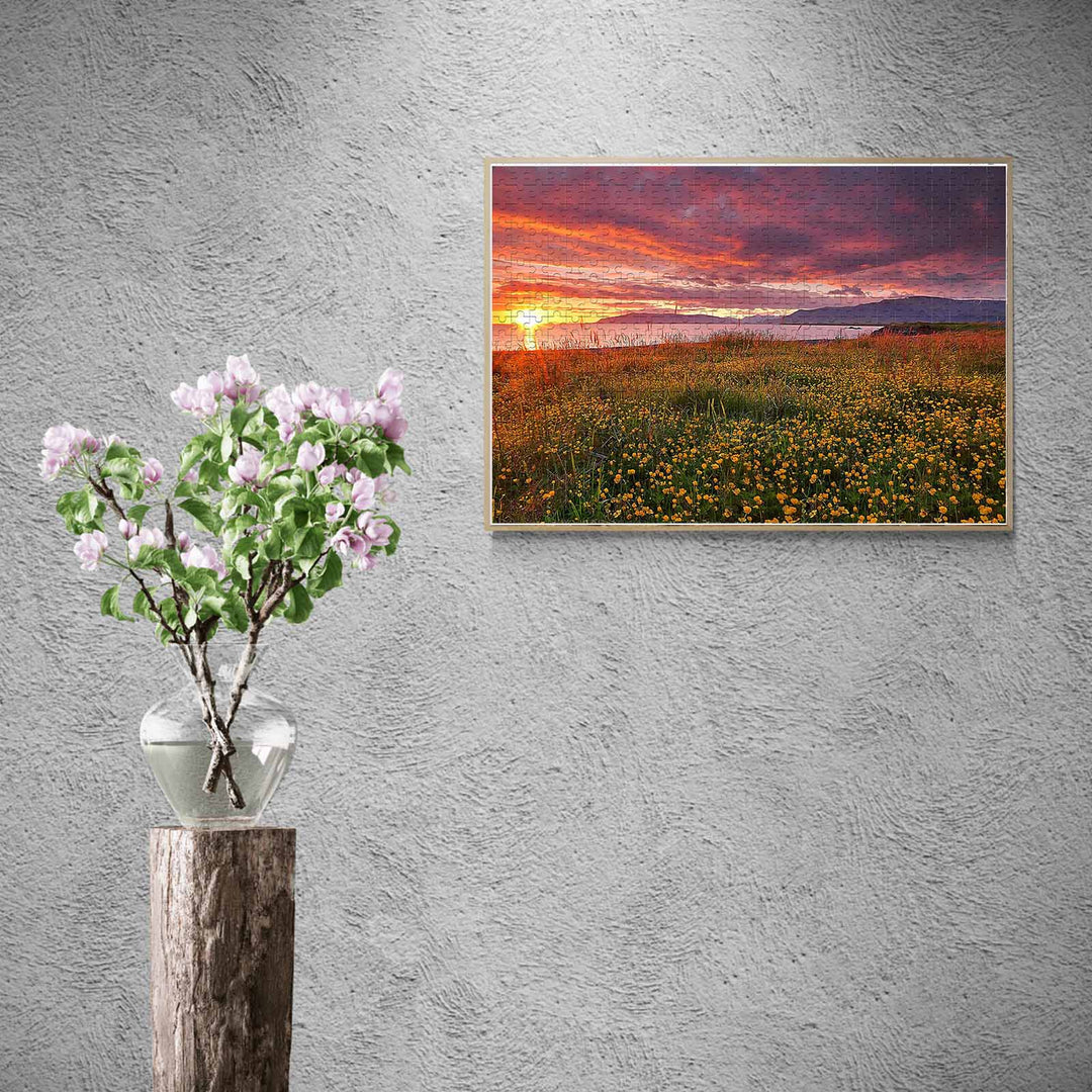 Lakeside Sunset 500 / 1000 Piece Puzzle - Woodbests