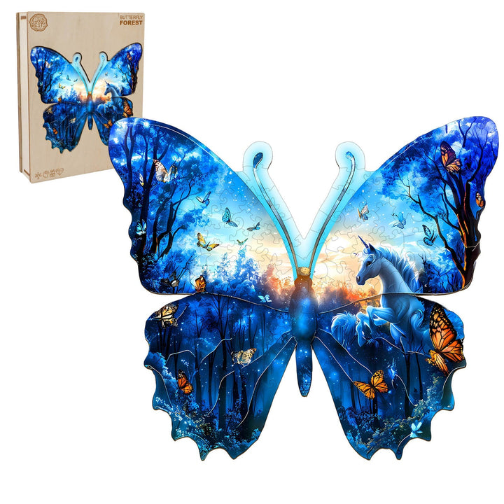 Butterfly Forest Wooden Jigsaw Puzzle - By Woodbests