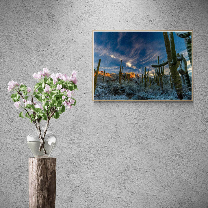 Snowy Desert 500 / 1000 Piece Puzzle - Woodbests