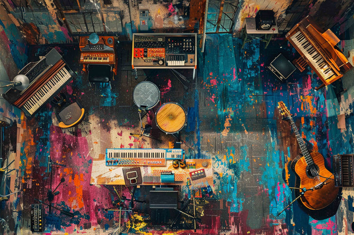 Musical Instrument Room 500 / 1000 Piece Puzzle - By Woodbests