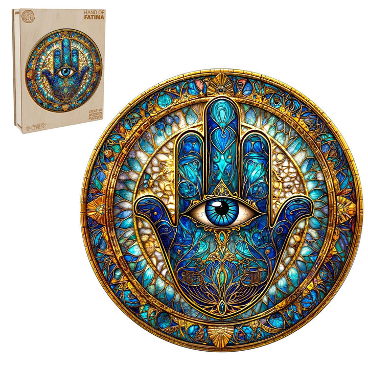 Fatimas Hand Holzpuzzle