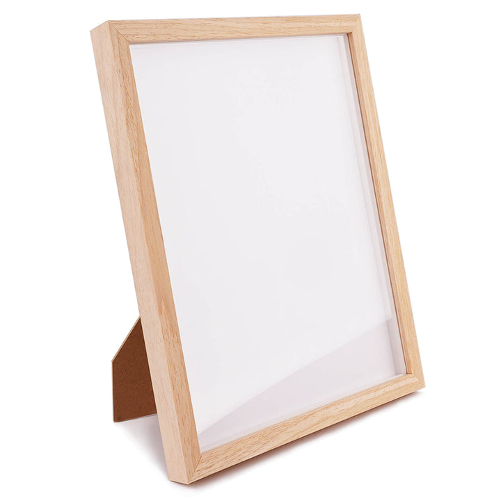 Natural Solid Oak Wood Photo Frame for Pictures, Prints, Art Frames