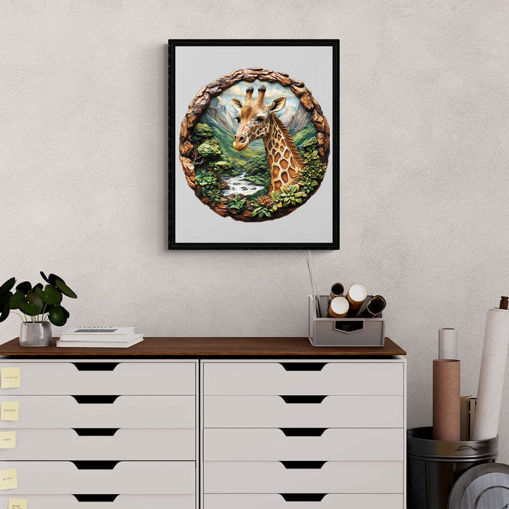 Giraffe Holzpuzzle