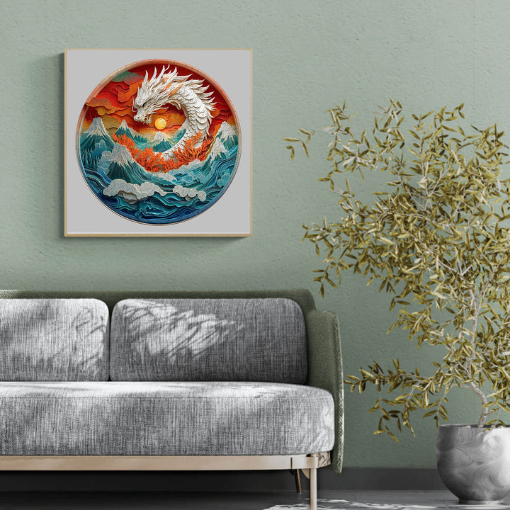 3D Colorful Dragon-2 Wooden Jigsaw Puzzle - By Woodbests