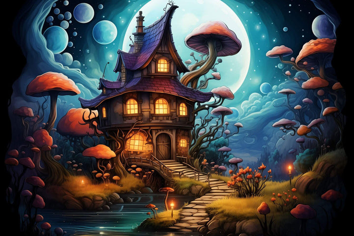 Weird Castle 500 / 1000 Piece Puzzle - Woodbests