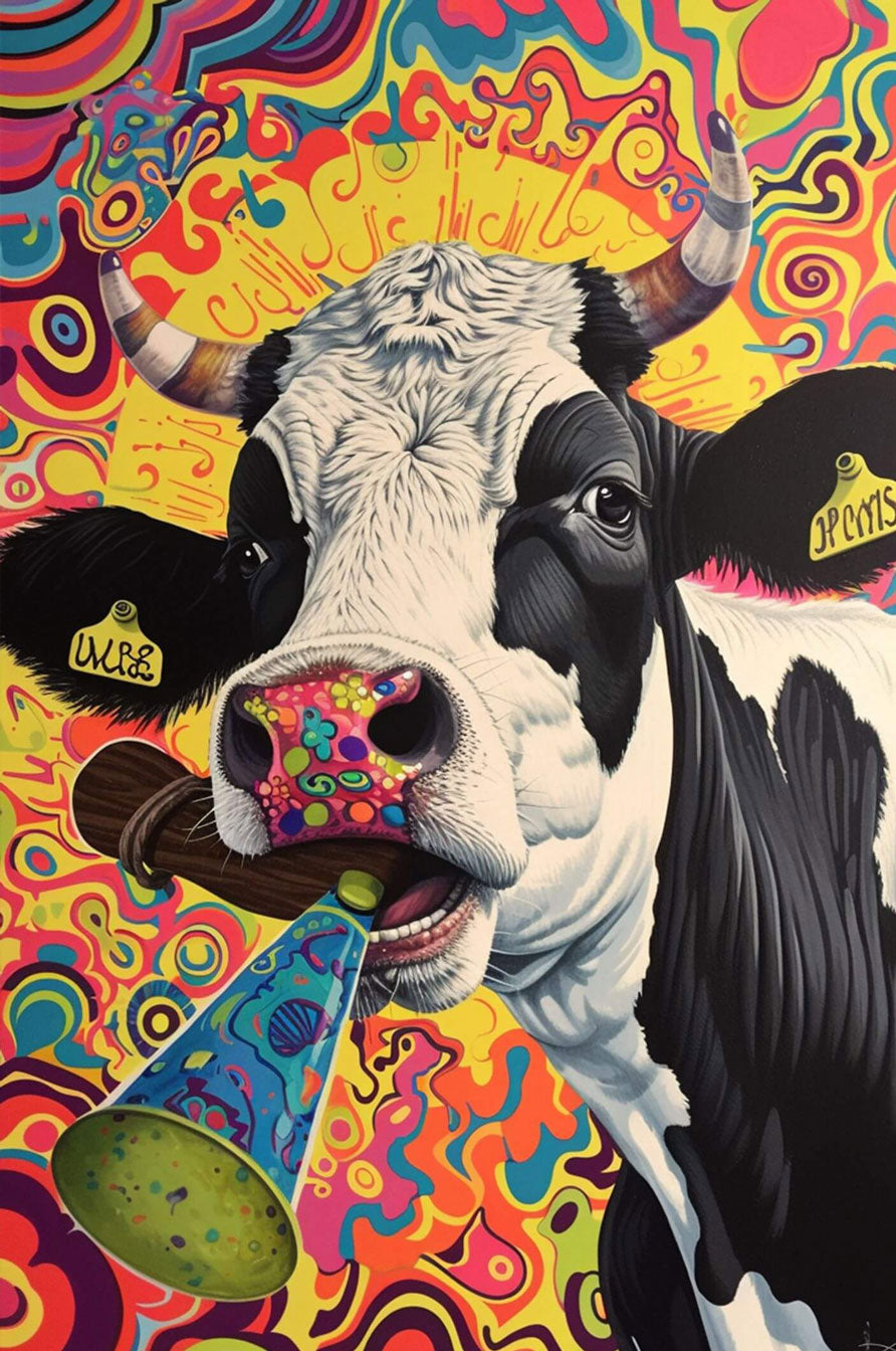 Crazy Cow 500 / 1000 Piece Puzzle - Woodbests