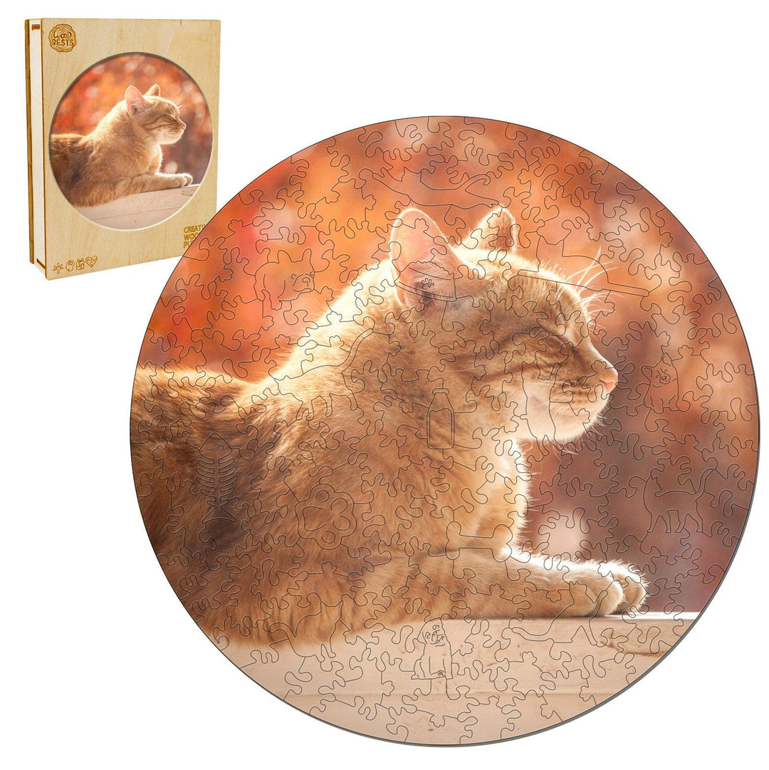 Personalisiertes Foto-Holzpuzzle – Tierliebhaber-Motiv