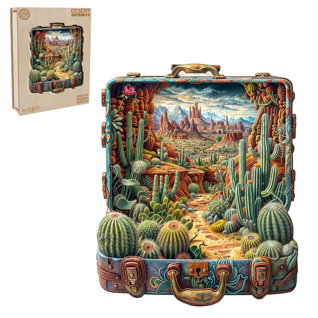 Wüsten-Odyssee-2 Holzpuzzle