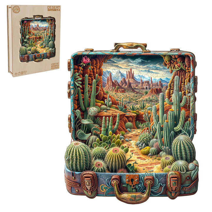 Wüsten-Odyssee-2 Holzpuzzle