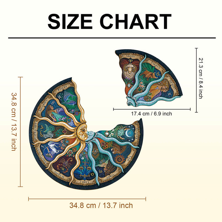 Party Puzzle-Tierkreis-Horoskop