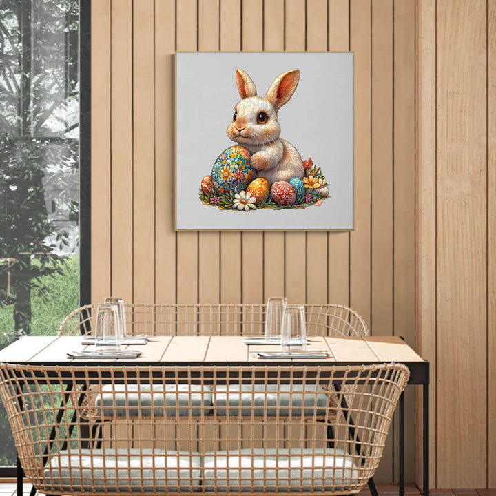 3D Osterhase Holzpuzzle