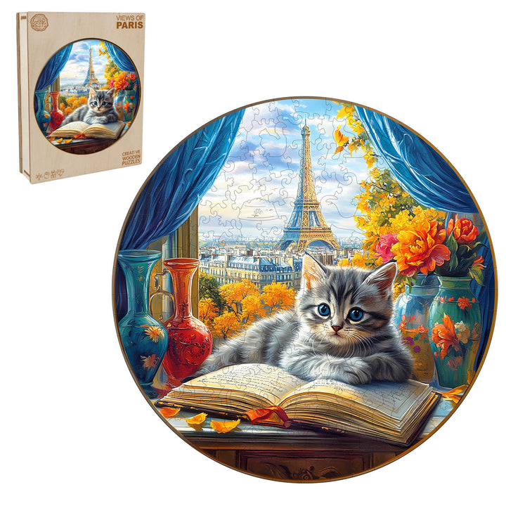 Paris-Panorama Holzpuzzle