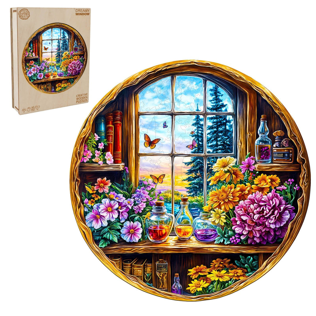 Traumfenster Holzpuzzle
