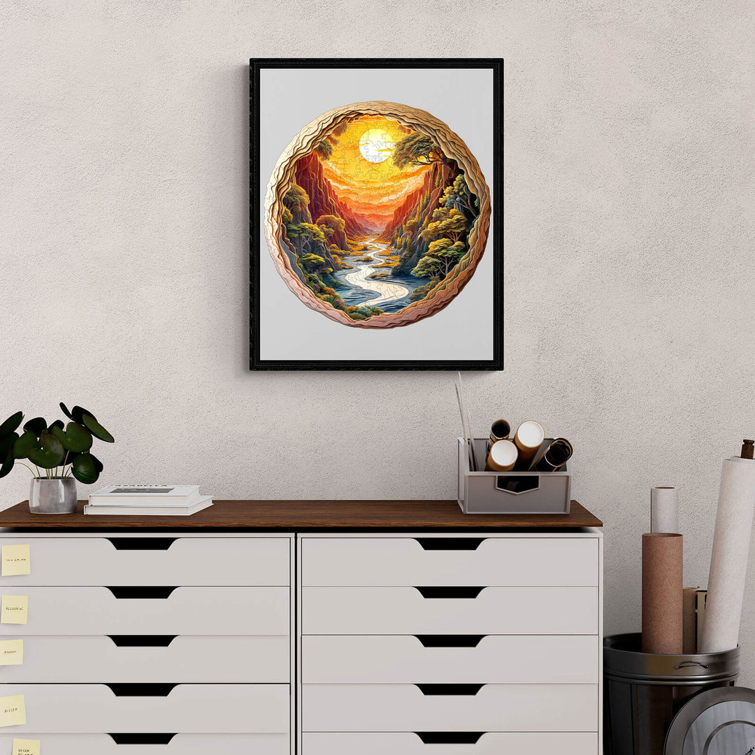 Dämmerwald Holzpuzzle