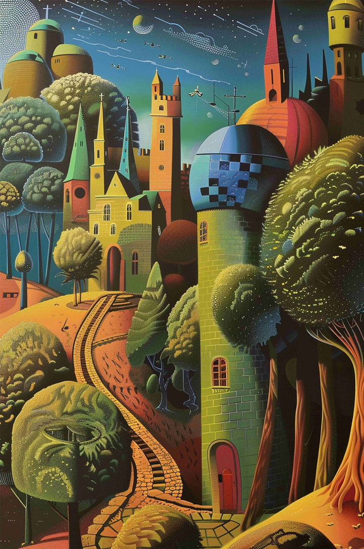 Desert City 500 / 1000 Piece Puzzle - Woodbests