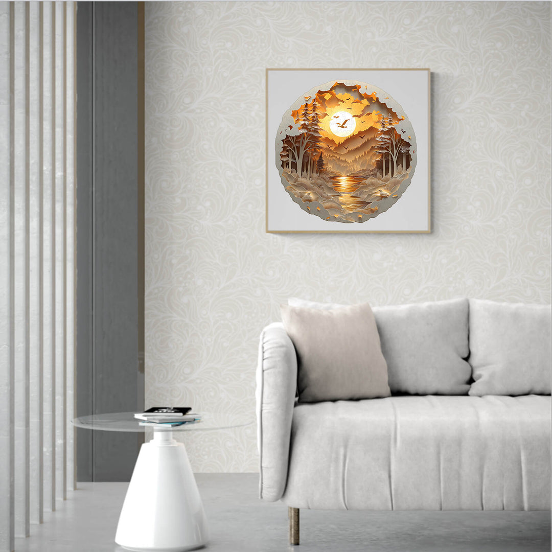 3D Paper Scenery Wooden Jigsaw Puzzle - By Woodbests