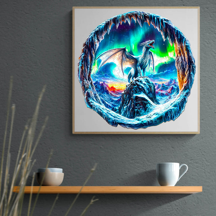 3D Aurora Dragon Wooden Jigsaw Puzzle - Woodbests