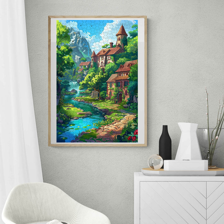 Beautiful Countryside 500 / 1000 Piece Puzzle - By Woodbests
