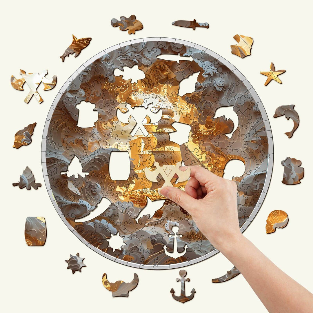 3D Sailing-2 Wooden Jigsaw Puzzle - Woodbests