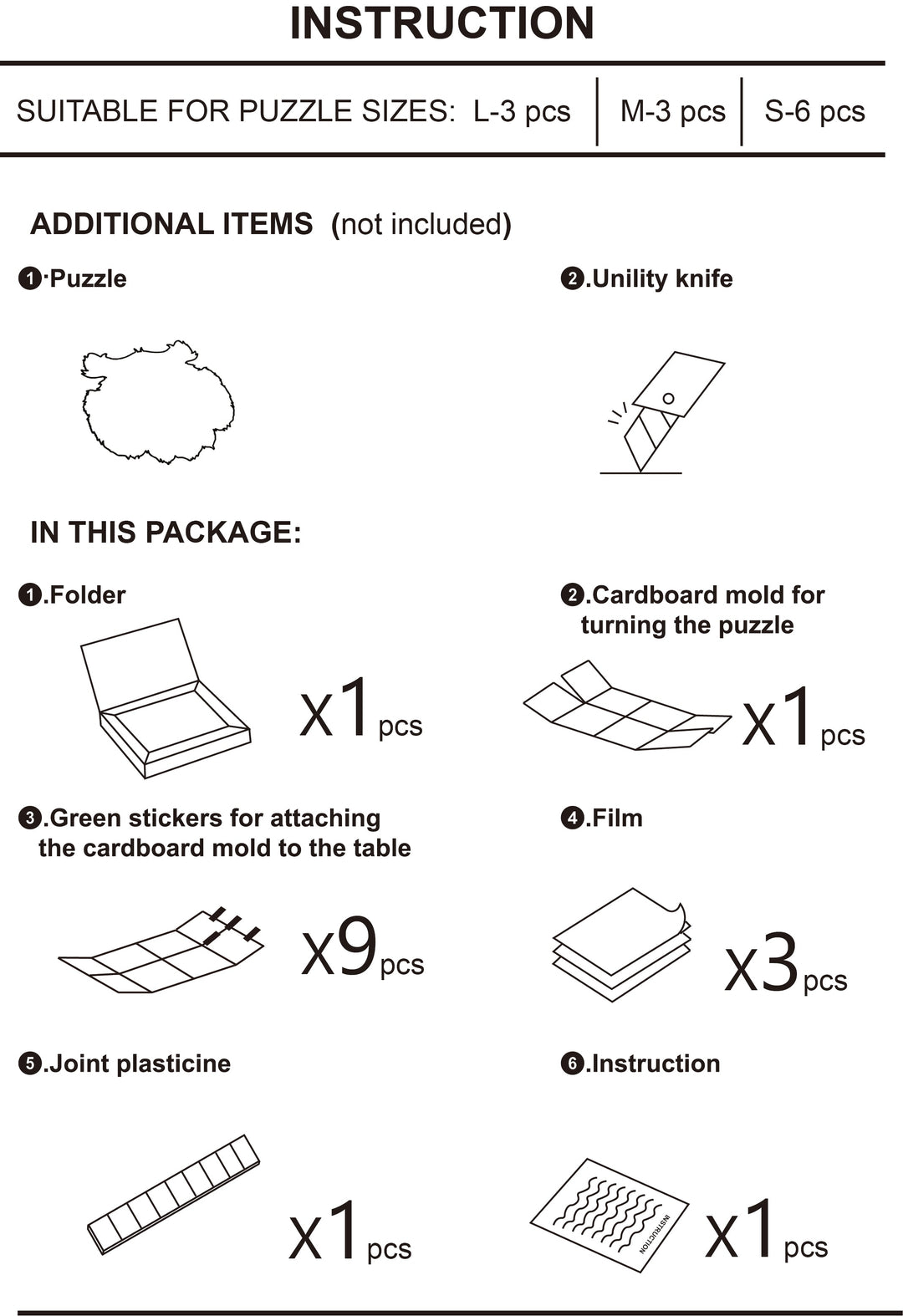 Kit For Placing Puzzles - Woodbests