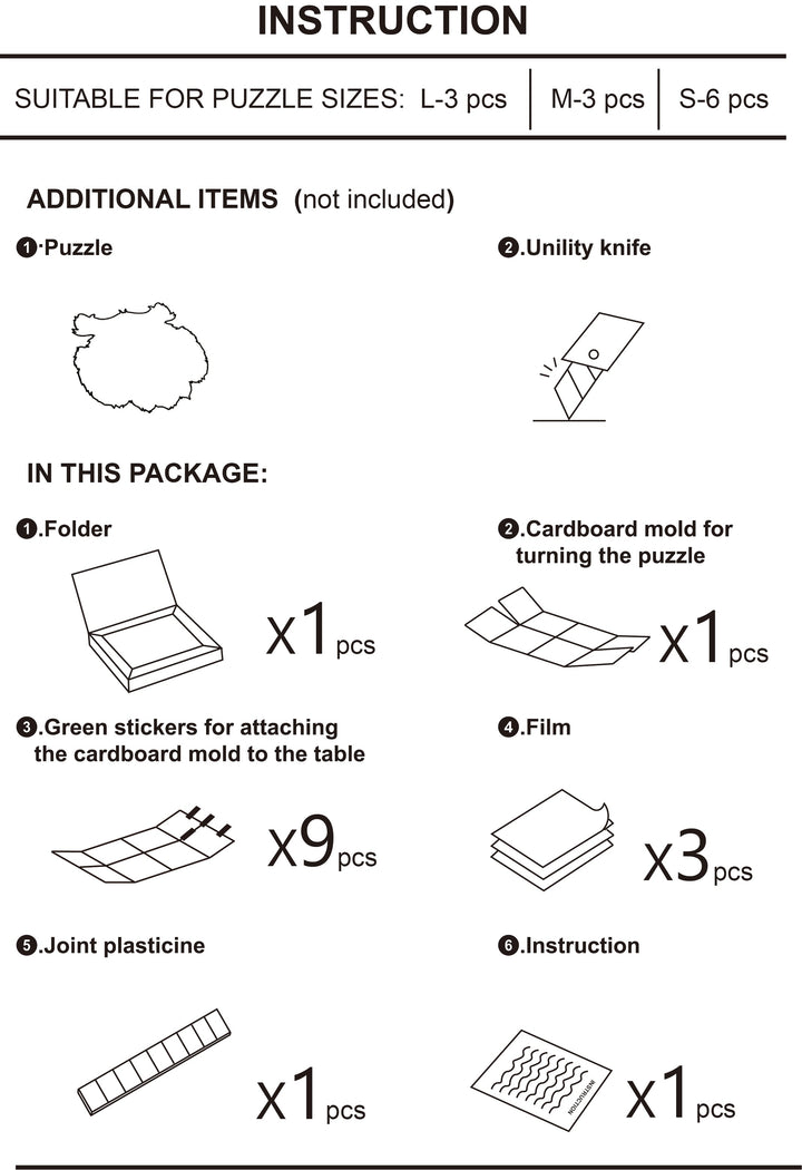 Kit For Placing Puzzles - Woodbests