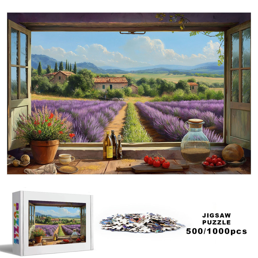 Farm Kitchen 500 / 1000 Piece Puzzle - By Woodbests
