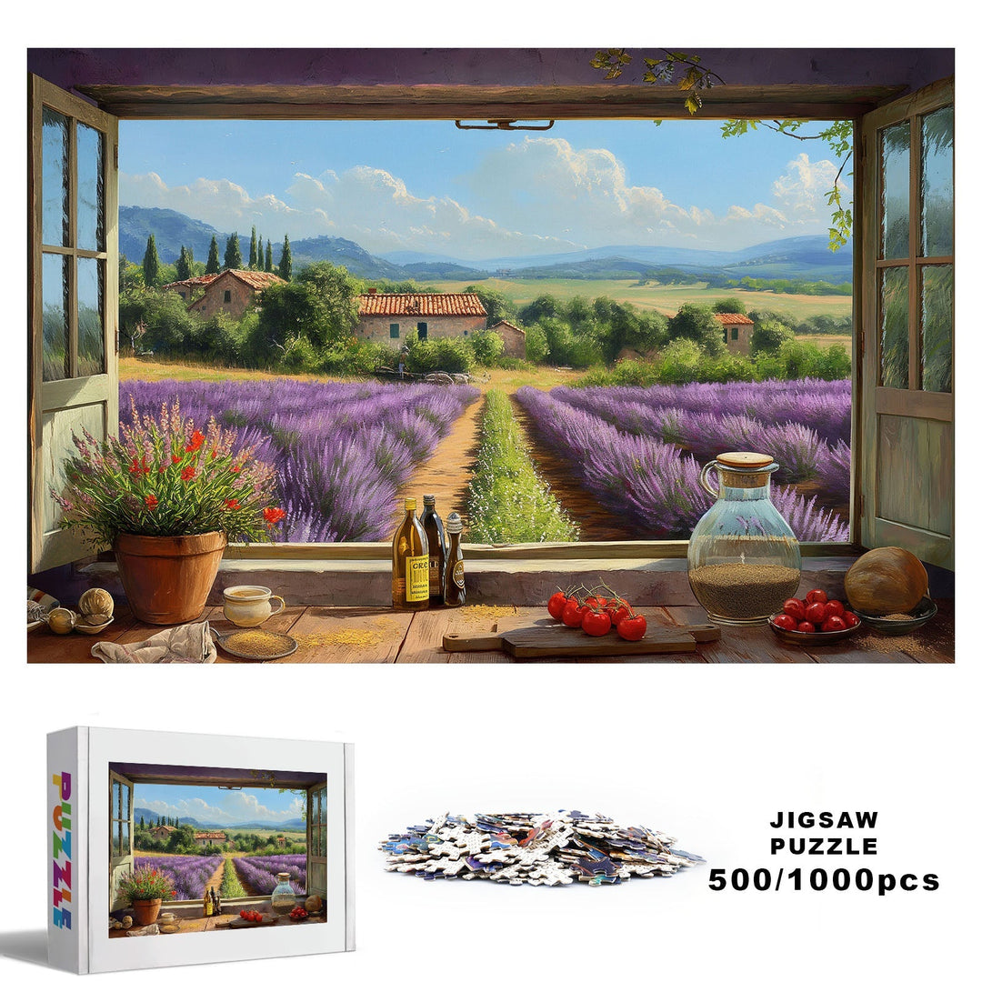 Farm Kitchen 500 / 1000 Piece Puzzle - By Woodbests