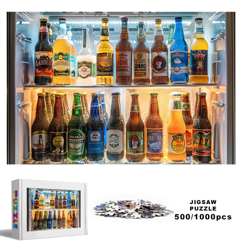 Ice Drink 500 / 1000 Piece Puzzle - By Woodbests