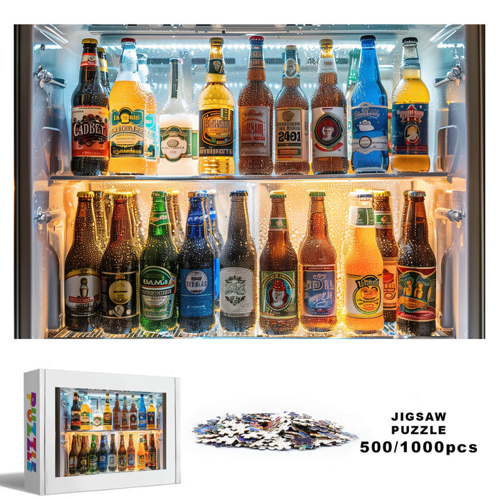Ice Drink 500 / 1000 Piece Puzzle - By Woodbests